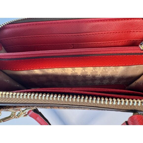 Karl Lagerfeld Paris Continental Wallet & Crossbody Purse Eiffel Tower Heart - Picture 7 of 10